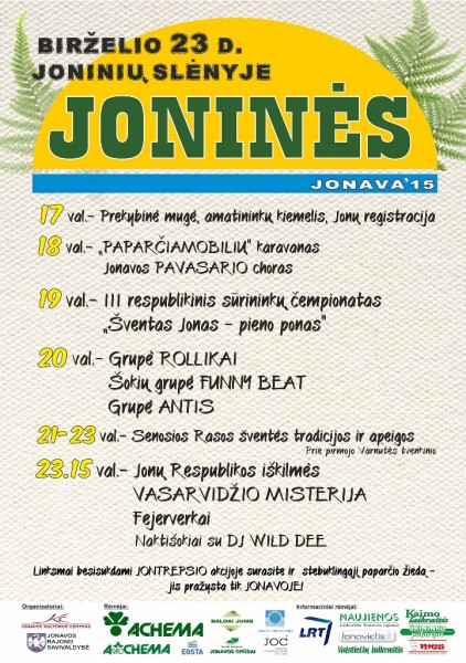 Joninės Jonavoje 2015